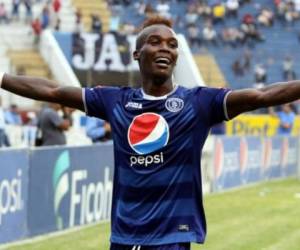 Rubilio Castillo, goleador de Motagua. Foto Grupo OPSA