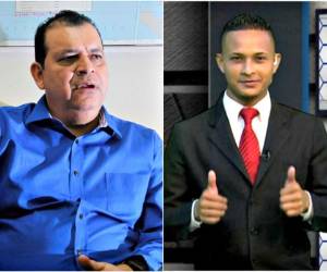 Los periodistas Orlando Ponce Morazán y Jimmy Barahona (Foto: EL HERALDO Honduras / Redes)