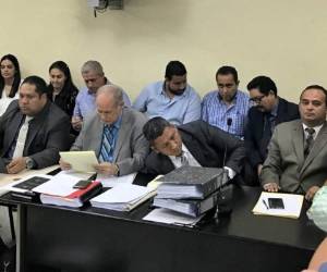 Los acusados estuvieron presentes durante el juicio que se llevó a cabo en el Poder Judicial.