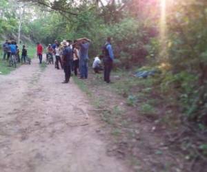 Los cuerpos estaban atados de sus manos y tenían un trapo tapando sus bocas.