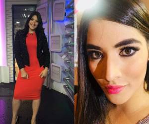 La guapa hondureña Carolina Lanza se roba los suspiros de los televidentes cada mañana en el programa de noticias del canal Hable Como Habla (HCH). Fotos cortesía Facebook