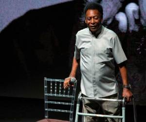 El exdelantero brasileño de 77 años estaría este fin de semana en Londres. Foto: AFP