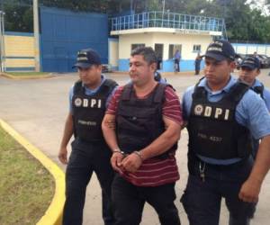 Wilson Fernando Paiz Muñoz (39) fue detenido en Atlántida y presentado este jueves en Tegucigalpa. Foto Cortesía DPI