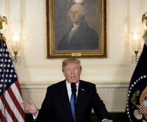 En un virulento discurso el viernes, Trump decidió no certificar el acuerdo nuclear y dejó caer la amenaza de abandonarlo en cualquier momento. Foto: AFP