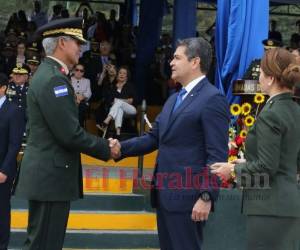 JOH pidió al general de división, Tito Livio Moreno Coello, que sea su primer soldado.