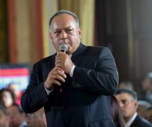Diosdado Cabello, anunció que planteará a la Asamblea Constituyente el adelanto de las elecciones del Parlamento. Foto: AP