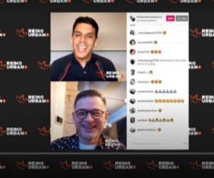 Captura de la transmisión entre Tito El Bambino y el pastor Cash Luna.