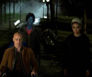 Esta imagen publicada por Twentieth Century Fox muestra a Tye Sheridan, de izquierda a derecha, James McAvoy, Kodi Smit-McPhee y Alexandra Shipp en 'Dark Phoenix'. Foto: Twentieth Century Fox a través de AP
