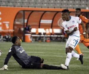 Júnior Lacayo tuvo algunas oportunidades en el juego de ida ante el Force FC de Canadá.