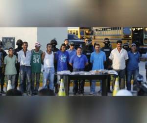 La fotografía de archivo muestra a algunos de los integrantes de la banda criminal.