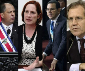 Luis Guillermo Solis de Costa Rica, Chargé Heide Fulton de EE UU, Jimmy Morales de Guatemala y Luis Almagro de la OEA lamentan la muerte de las seis personas en el accidente aéreo.
