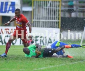 Ronny Martínez anotó un hat-trick ante el Honduras Progreso, partido correspondiente a la fecha 12 del Apertura de la Liga Nacional.