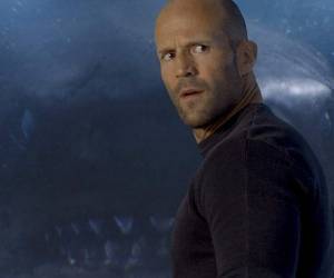 This image released by Warner Bros. Entertainment shows Jason Statham in a scene from the film, 'The Meg.' (Warner Bros. Entertainment via AP)