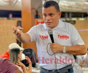 El aspirante a alcalde por San Pedro Sula por el Partido Liberal, “Toñito” Rivera, sería el más beneficiado tras la no inscripción de Roberto Contreras, por la alianza. Foto: El Heraldo