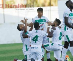 Diego Reyes acertó el primer gol del encuentro. Foto EL HERALDO