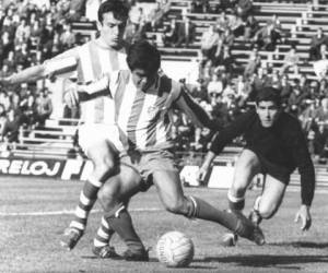 Jorge Cardona en una de sus tardes como delantero del Atlético de Madrid. Foto: Diario As (España).