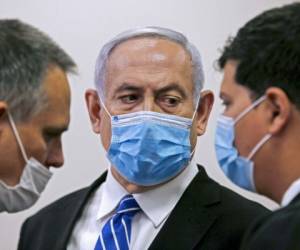 Netanyahu acudió al tribunal en una nueva batalla, esta vez judicial, para evitar la prisión y limpiar su reputación. AFP.