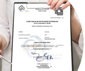 A través de esta nueva plataforma los hondureños en el extranjero pueden solicitar la autenticación de antecedentes penales.