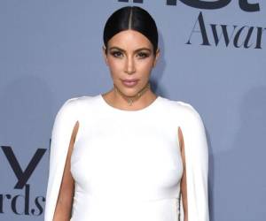 Kim Kardashian apareció con su cambio de imagen en Nueva York.