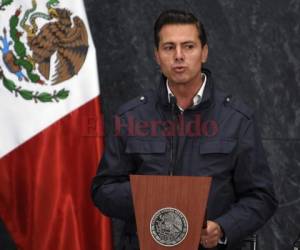Enrique Peña Nieto, presidente de México. Foto AFP