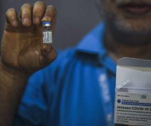 La vacuna J&J tiene un papel menor en la campaña de vacunación de Estados Unidos contra el covid-19. Foto: AFP