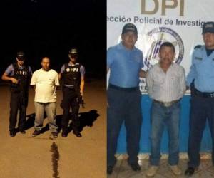 Los hombres fueron capturados en diferentes sectores acusados de violación especial contra menores de edad.