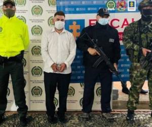 El arrestado fue identificado como Luis Daniel Santana Hernández, quien sería coordinador y jefe del 'Clan del Golfo' en Colombia.