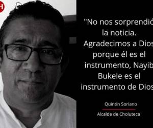Choluteca se convertirá en otro sector de Honduras que recibirá dosis anticovid de El Salvador y el alcalde Quintín Soriano está muy agradecido. Estas son sus frases...