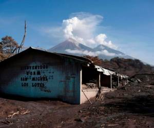 El pasado 3 de junio, el volcán de Fuego hizo una potente erupción que sepultó comunidades. Foto: Agencia AFP
