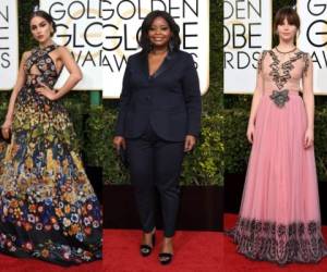 Repasamos los peores looks de las celebrities que han desfilado por la alfombra roja de los Golden Globes 2017
