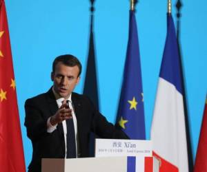 Presidente francés, Emmanuel Macron. Foto AFP