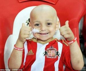 Bradley Lowery es un aficionado del Sunderland de sólo cinco años y aquejado de un cáncer en fase terminal (Foto: Internet)
