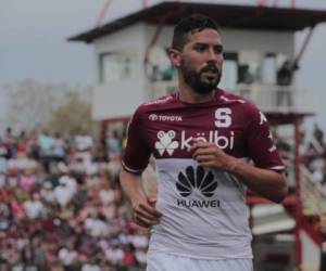 Marvin Angulo acertó el único tanto del duelo al minuto 58. Foto Twitter Saprissa