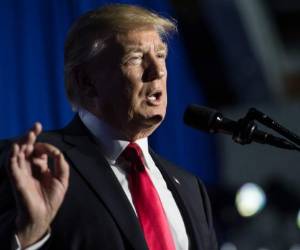 Donald Trump firmó un decretó que daría luz verde a la construcción del muero en la frontera entre Estados Unidos y México. Foto: AFP