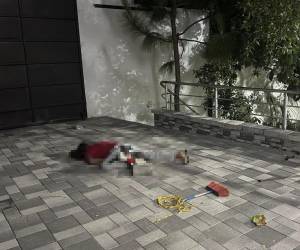 El cuerpo del hondureño quedó tendido dentro de la vivienda.
