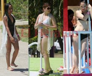 Estas hermosas mujeres aprovecharon el inicio total del verano para quitarse el calor en los balnearios cercanos a la capital de Honduras. Fotos: David Romero/EL HERALDO