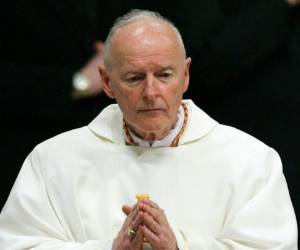 McCarrick, un sacerdote que fue ascendido a obispo y arzobispo en la archidiócesis de Nueva York antes de su traslado a Washington en 2001, es uno de los cardenales estadounidenses más conocidos en el ámbito internacional. Foto: AFP