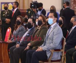 Los diputados leales a Luis Redondo mantienen su posición de que este es el verdadadero presidente del Congreso Nacional, electo el 23 de enero por 98 votos. Foto: Efraín Salgado/EL HERALDO.