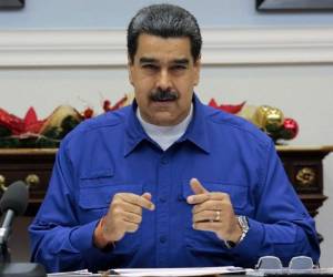 Nicolás Maduro, presidente de Venezuela. Foto AFP