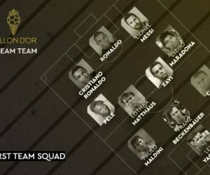 Así quedó la alineación del Dream Team. Foto: 'France Football'.