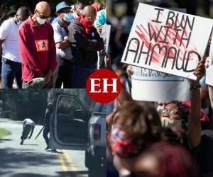 Ahmaud Arbery, de 25 años, fue asesinado el 23 de febrero cuando corría en un día soleado en su barrio residencial de Brunswick. Pero el caso cobró notoriedad esta semana con la divulgación de un video de 28 segundos con imágenes del tiroteo. Fotos: AFP/AP