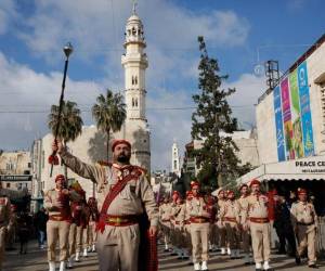 Tras varios años de retroceso en las visitas, debido a las consecuencias del conflicto israelo-palestino, Belén ha tenido en 2018 el flujo de visitantes más importante. Foto: AFP