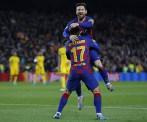 Valverde aseguró que es cuestión de tiempo para que Messi y Griezmann sean el mejor duo. Foto: AFP