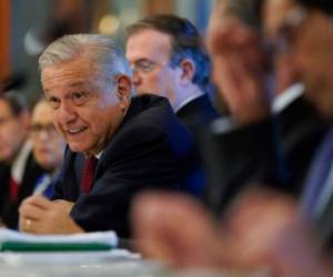 López Obrador aprovechó el encuentro para reiterar la invitación a su homólogo Joe Biden para visitar México. AP.