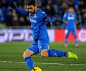 Getafe defendió a su capitán Jorge Molina, a quien parecen mencionar los dos exjugadores en la transcripción. También la Asociación de Futbolistas Españoles (AFE) salió en defensa del delantero. Archivo AFP.