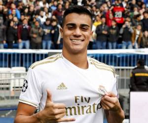 Reinier durante su presentación en el Santiago Bernabeú. Foto: Twitter Real Madrid