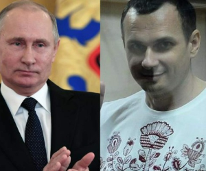 El presidente de Rusia, Vladimir Putin, responderá a las propuestas sobre la huelga de hambre del cineasta ucraniano Oleg Sentsov encarcelado en Rusia. Foto: Agencia AFP