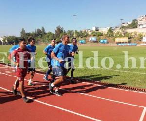 Eddie Hernández, delantero de Motagua entrenó este martes con el Ciclón en la Villa Olímpica de Tegucigalpa (Fotos: Ronal Aceituno / Deportes El Heraldo / Noticias El Heraldo / El Heraldo Honduras / Noticias de Honduras)