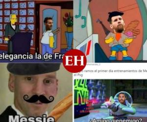 Tras el aterrizaje de Messi en París para unirse al PSG las redes se llenaron de memes del astro argentino.