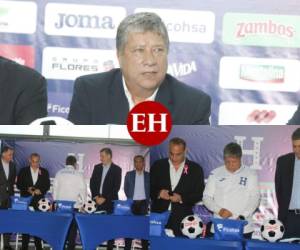 Este miércoles 20 de septiembre arribó a Tegucigalpa el nuevo director técnico de la Selección de Honduras, Hernán 'Bolillo' Gómez. Estas son las imágenes de su presentación ante los medios. Fotos: David Romero | EL HERALDO.